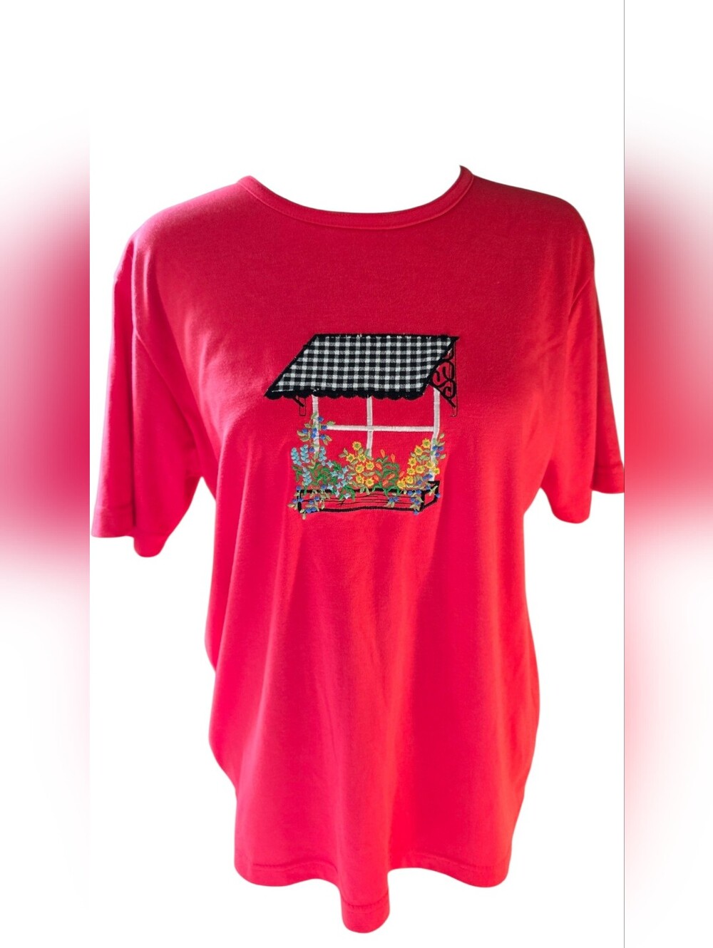 Vintage Nikki Embroidered Tee Medium